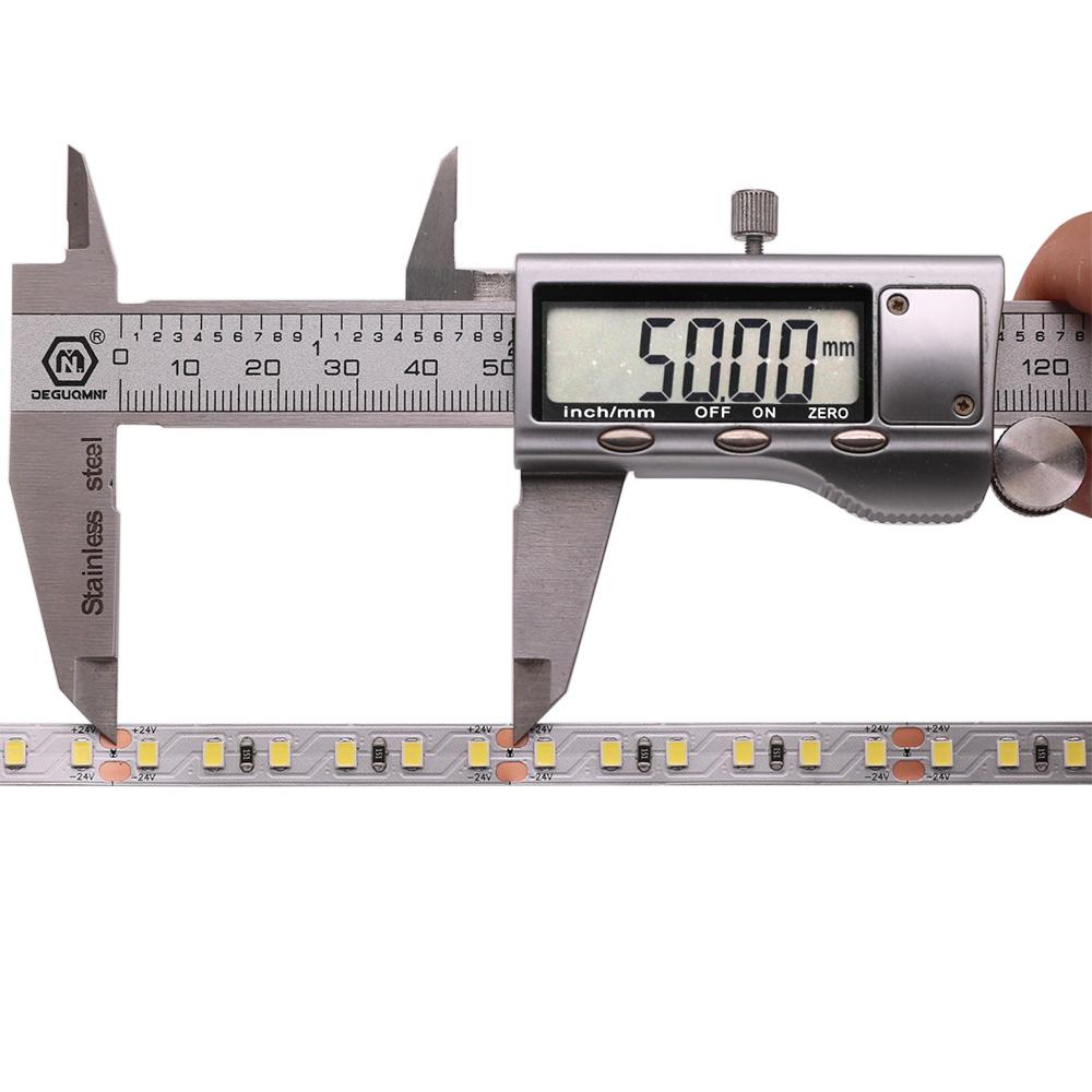 Anti Brute Force High CRI LED Strip Lights - DC24V 2835 600LEDs High Density 8mm Wide Silver Board Anti Brute Force High CRI LED Strip Lights - DC24V 2835 600LEDs High Density 8mm Wide Silver Board